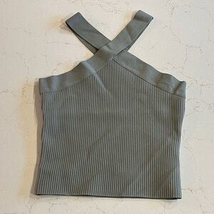Bailey 44 Olive Crossback Ribbed Tank